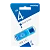 Флеш-накопитель Smartbuy Glossy 4GB USB2.0 пластик синий