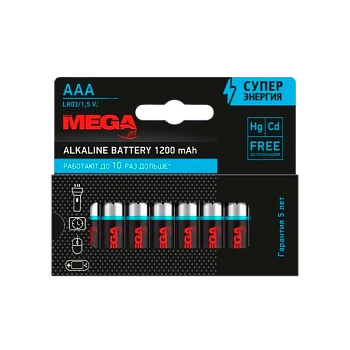 Батарейка Promega LR03 AAA BL20 Alkaline 1.5V (20/320/1280/38400)