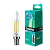 Лампа светодиодная Camelion C35 E14 7W 4500К 172-265V свеча прозрачная
