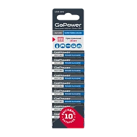 Батарейка GoPower LR03 AAA BL10 Щелочная 1.5V (10/60/360)