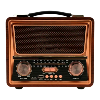 Радиоприемник DEESPI S1219 RE-09 пластик BT/AM/FM/SW/USB/AUX/MicroSD РЕТРО-стиль