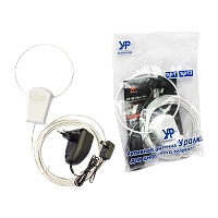 ТВ-Антенна комнатная Уралка УР-5Б активная с питанием DVB-T/T2