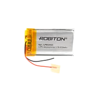 Аккумулятор ROBITON LP602945 3.7В 800мАч PK1 LP800-602945 (1/10/250)