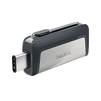 Флеш-накопитель SanDisk Ultra Dual DDC2 32GB USB3.1 Type-C (m) пластик серый 