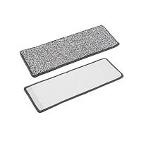 Насадка для швабры Рыжий кот Clean hands микрофибра 31.5х11.5см серый (1/10/200)