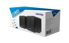 Колонки 2.0 Smartbuy CUBES 6W USB черный (1/20)