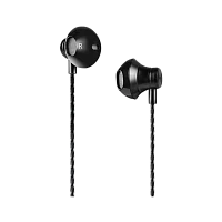 Наушники вставные HOCO M18 с микр. черный (1/30/300)