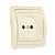 Розетка Smartbuy 1-местная без заземления 10А бежевая, керамика "Марс"