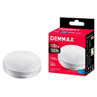 Лампа светодиодная Demmax GX53 12W 4500К 180-240V таблетка (1/10/100)