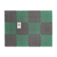 Коврик придверный VORTEX Травка 42х56см черный зеленый (1/10)