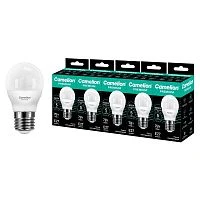 Лампа светодиодная Camelion G45 E27 7W 4000К шар Premium матовая