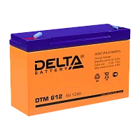 Аккумулятор свинцово-кислотный Delta DTM 612 6V 12Ah (1/10)