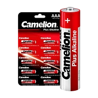 Батарейка Camelion Plus LR03 AAA BL10 Alkaline 1.5V отрывные (10/120/720)