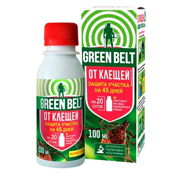 Средство GREEN BELT от клещей 100мл (1/48)