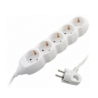 Удлинитель Старт S 5р.С/З 10A 5.0м IP20 белый (1/20)