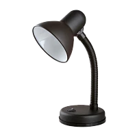 Светильник настольный Camelion KD-301 40W 230V E27 на основании 1.7м черный (1/12)