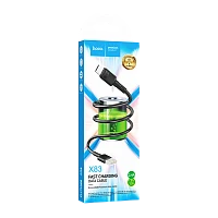 Кабель HOCO X83 USB (m)-microUSB (m) 1м 2.4A ПВХ черный (1/33/330)