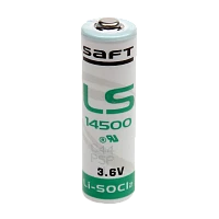 Батарейка Saft 14500 AA Б/УП Li-SOCl2 3.6V Англия (1/600) 