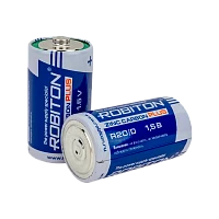 Батарейка Robiton Plus R20 D SH2 Zinc Carbon 1.5V (2/12/288) 