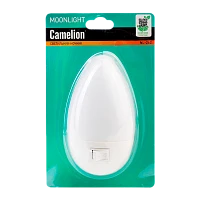 Ночник Camelion NL-262 "яйцо" 220V в розетку с выключателем (1/30/120)
