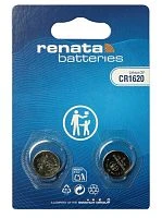 Батарейка Renata CR1620 BL2 Lithium 3V