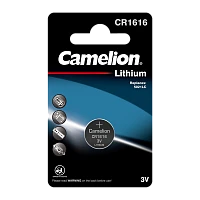 Батарейка Camelion CR1616 BL1 Lithium 3V (1/10/1800)
