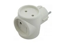 Разветвитель Без бренда БС-5 3р.Б/З 10A белый