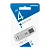 Флеш-накопитель Smartbuy V-Cut 4GB USB2.0 пластик серебряный