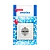 Розетка Smartbuy 1-местная с заземлением 16А белая "Венера"
