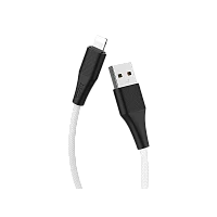 Кабель HOCO X32 USB (m)-Lightning (m) 1м 2.0A TPE белый (1/33/330)