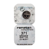 #Батарейка Renata 371 (SR920SW) Silver Oxide 1.55V (1/10/100)