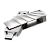 Флеш-накопитель Borofone Soul BUD3 16GB USB3.0 Type-C (m) металл серый (1/25)