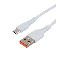 Кабель GoPower GP06M USB (m)-microUSB (m) 1м 2.4A ПВХ белый (1/200/800)