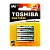 Батарейка Toshiba LR03 AAA BL4 Alkaline 1.5V (4/48/192)
