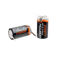 Батарейка ROBITON ER34615-FT D с лепестковыми выводами SR2, в упак 8 шт