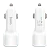 Автомобильное З/У HOCO Z23 2USB 2.4A белый (1/28/280)