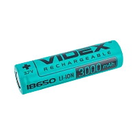 Аккумулятор Li-ion Videx 18650 bulk 3000mAh б/з (1/50/600)