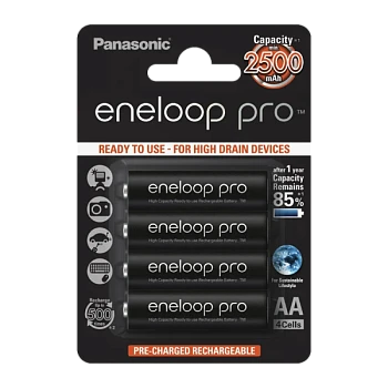 Аккумулятор предзаряженный RTU Panasonic HR6 AA BL2 NI-MH eneloop pro 2500mAh (2/16/192)