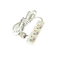 Удлинитель Прогресс Standard 3р.С/З 10A 3.0м 3x1мм² белый (1/60)