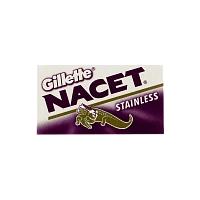 Лезвия Gillette Stainless NACET двустронние 5шт в упаковке, цена за 1 лезвие (5/100/1200)