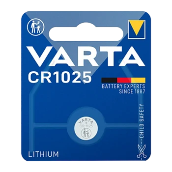 Батарейка Varta ELECTRONICS CR1025 BL1 Lithium 3V (1/10/100)