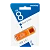 Флеш-накопитель Smartbuy Glossy 8GB USB2.0 пластик оранжевый