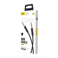 Аудио-кабель Aspor A230 1м чёрный