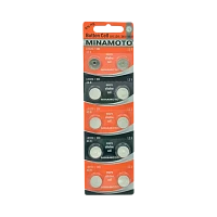 Батарейка Minamoto G8/LR1120/LR55/391A/191 BL10 Alkaline 1.5V (10/200/10000)