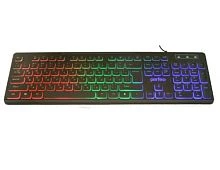 Клавиатура проводная Perfeo BRIGHT игровая USB 1.8м черный (1/20)