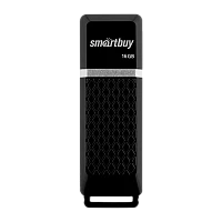 Флеш-накопитель Smartbuy Quartz 16GB USB2.0 пластик черный
