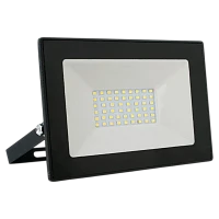 Прожектор светодиодный Ultraflash LFL-1001 10W 230V IP65 6500К холодный черный (1/30)