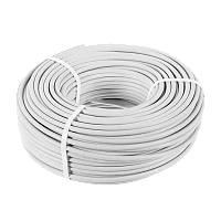 Кабель электрический МарПосад ПВС 3 х 4,0 кв.мм НЕ ГОСТ белый бухта 100м (цена за 1м.)