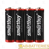 Батарейка Smartbuy Super R6 AA Shrink 4 Heavy Duty 1.5V (4/60/600)