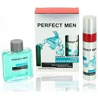 Набор Perfect Men Turbo OCEAN BREEZE (лосьон п/бритья 100мл+пена 200мл)  (1/24)